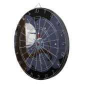 beängstigende Weihnachtskeule Dartscheibe (Vorderseite rechts)