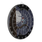 beängstigende Weihnachtskeule Dartscheibe (Vorderseite Links)