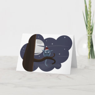 beängstigende Weihnachtskeule Feiertagskarte