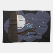 beängstigende Weihnachtskeule Geschirrtuch (Horizontal)