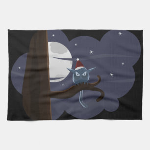 beängstigende Weihnachtskeule Geschirrtuch