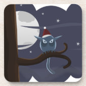 beängstigende Weihnachtskeule Getränkeuntersetzer (Vorderseite)