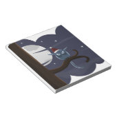 beängstigende Weihnachtskeule Notizblock (angewinkelt)