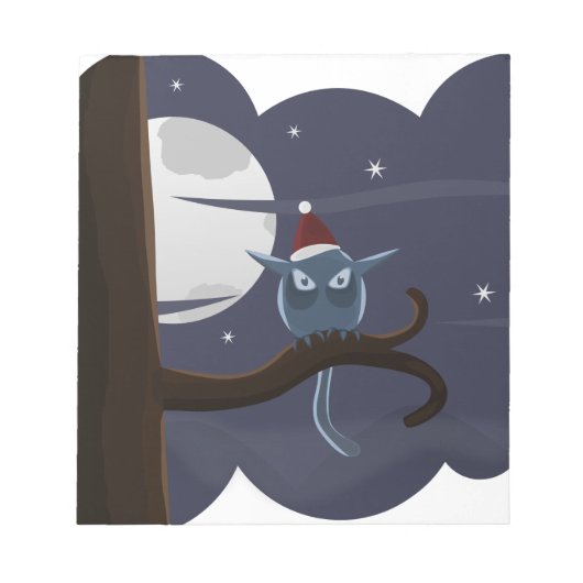 beängstigende Weihnachtskeule Notizblock (Vorderseite)