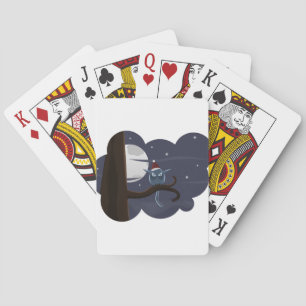 beängstigende Weihnachtskeule Spielkarten