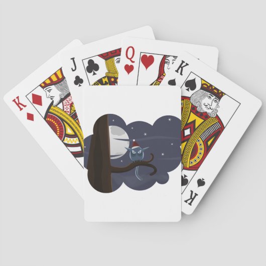 beängstigende Weihnachtskeule Spielkarten (Rückseite)