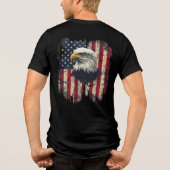 Beängstigender amerikanischer T - Shirt und Adler (Rückseite)