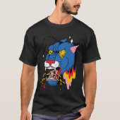 Beängstigender asiatischer japanischer Drache T-Shirt (Vorderseite)