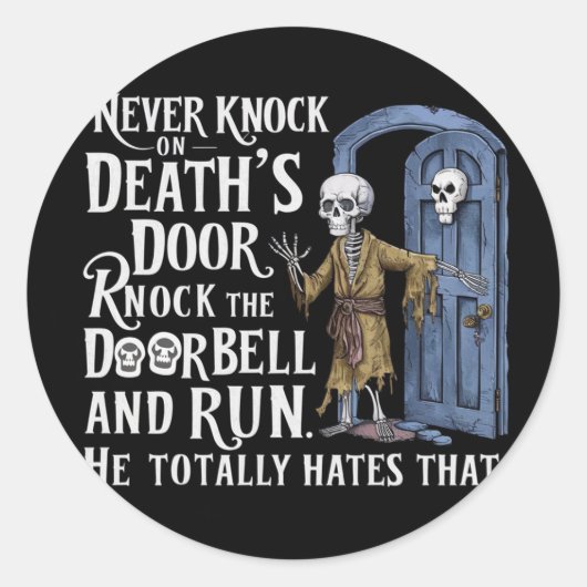 beängstigender Aufkleber (Vorderseite)