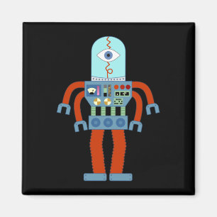 Beängstigender Augapfel-Roboter Magnet