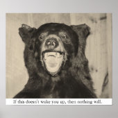 Beängstigender Bär Poster (Vorne)