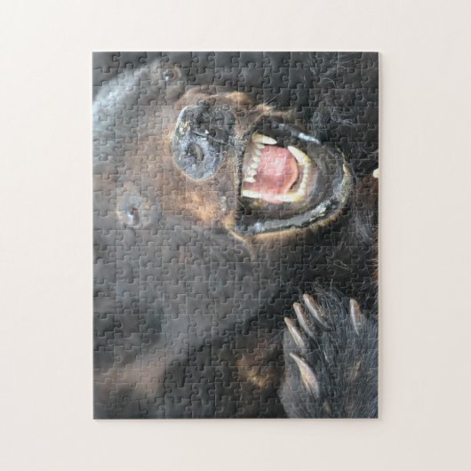 Beängstigender Bär Puzzle (Vertikal)