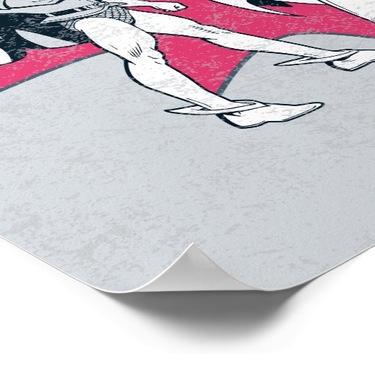 Beängstigender Batman und Robin Handshake Poster (Ecke)