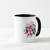 Beängstigender Batman und Robin Handshake Tasse (VorderseiteRechts)