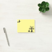 Beängstigender Baum, Hexe und Kürbis Post-it Klebezettel (Büro)