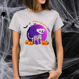 Beängstigender Beagle Halloween Full Moon T - Shir T-Shirt