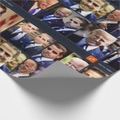 Beängstigender Biden Geschenkpapier (Ecke)