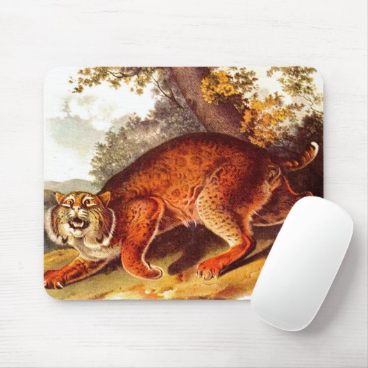 beängstigender Bobcat Mousepad (Mit Mouse)