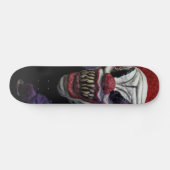 Beängstigender böser Clown Skateboard (Horizontal)