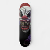 Beängstigender böser Clown Skateboard (Vorderseite)