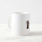 Beängstigender Boykin Spaniel Hund Hexenhut Hallow Kaffeetasse (Vorderseite Links)