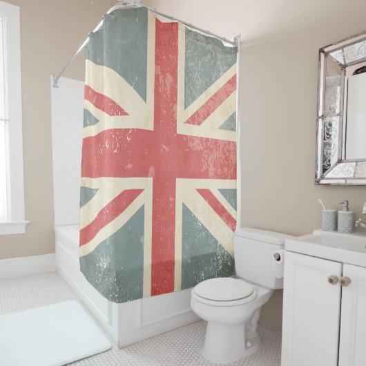 Beängstigender Briten Jack Duschvorhang (Beispiel)