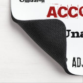 Beängstigender Buchhalter Halloween Funny Mousepad (Ecke)