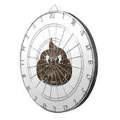 Beängstigender Cartoon Gekackt Dartscheibe (Vorderseite rechts)