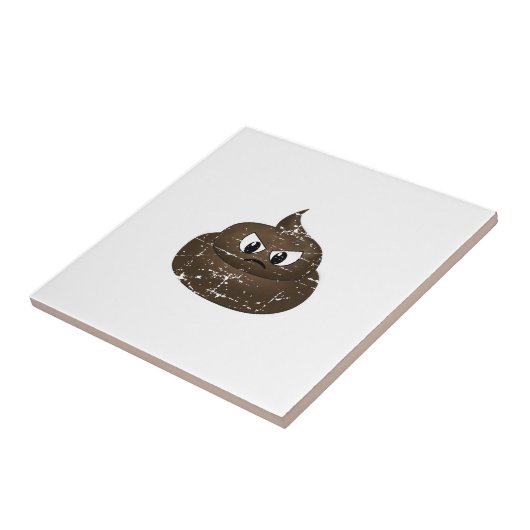 Beängstigender Cartoon Gekackt Fliese (Seite)