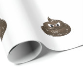 Beängstigender Cartoon Gekackt Geschenkpapier (Rolleneckpunkt)