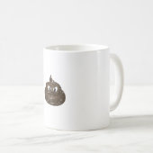 Beängstigender Cartoon Gekackt Kaffeetasse (VorderseiteRechts)