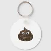 Beängstigender Cartoon Gekackt Schlüsselanhänger (Vorderseite)