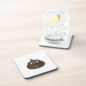 Beängstigender Cartoon Gekackt Untersetzer (Rechte Seite)