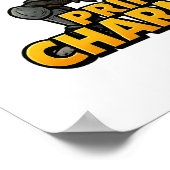 Beängstigender Cartoon Knight - "Preis charmant Poster (Ecke)