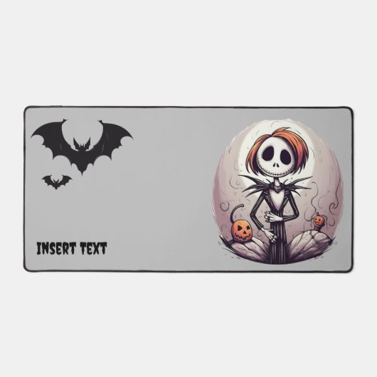 Beängstigender Cartoon Zombie Schreibtischunterlage (Vorderseite)