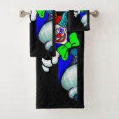Beängstigender Clown Badhandtuch Set (Insitu)
