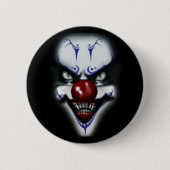 Beängstigender Clown Button (Vorderseite)