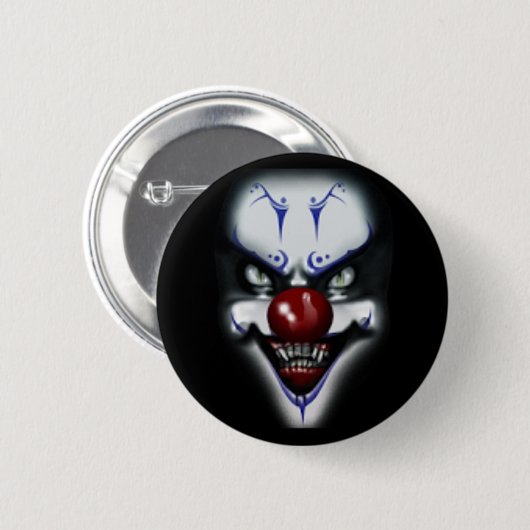 Beängstigender Clown Button (Vorne & Hinten)