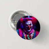 beängstigender Clown Button (Vorne & Hinten)