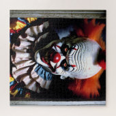 Beängstigender Clown Evil Grin Circus Auguste Horr Puzzle (Horizontal)