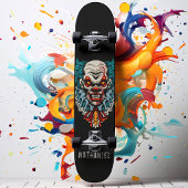 Beängstigender Clown-Individuelle Name Skateboard