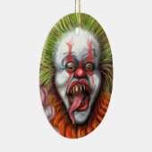 beängstigender Clown Keramik Ornament (Rechts)