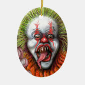 beängstigender Clown Keramik Ornament (Vorne)