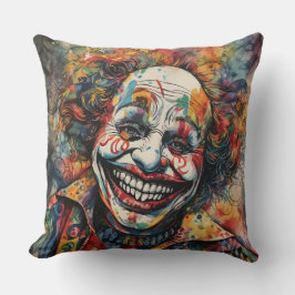 Beängstigender Clown Kissen