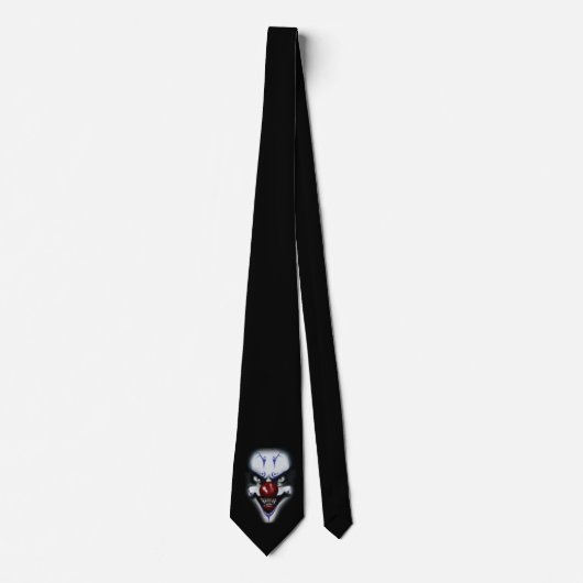 Beängstigender Clown Krawatte (Vorderseite)