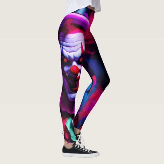 beängstigender Clown Leggings (Rechts)
