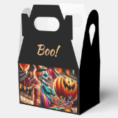 Beängstigender Clown mit Jack O' Lantern Halloween Geschenkschachtel (Geöffnet)