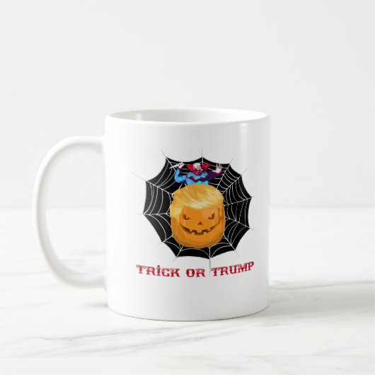 Beängstigender Clown oder Halloween Kaffeetasse (Links)