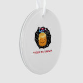 Beängstigender Clown oder Halloween Ornament (Vorderseite)