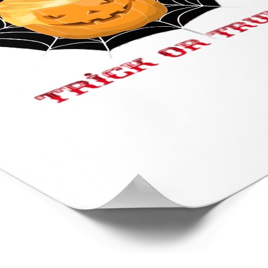 Beängstigender Clown oder Halloween Poster (Ecke)